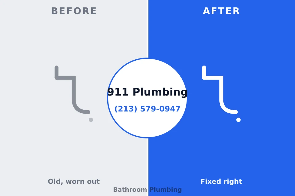 Before and after: plumbing repair Harpersville, AL